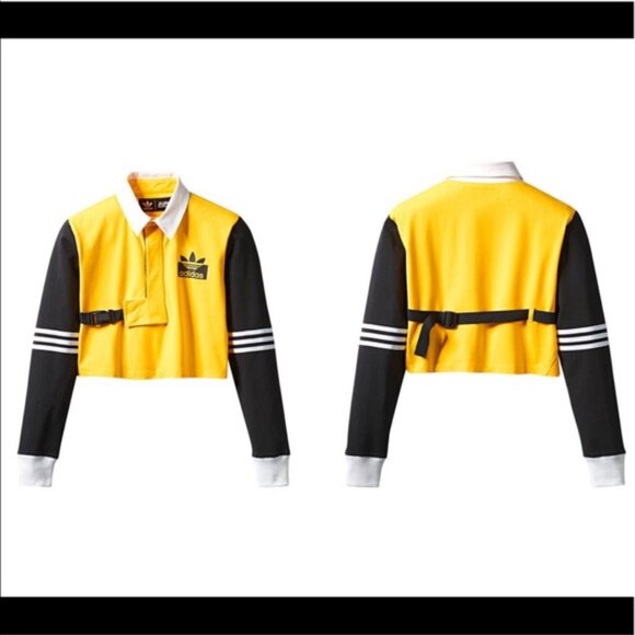 Olivia Oblanc x Adidas x Kendall Rugby Crop Top - Picture 2 of 6